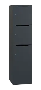 DOMINOU 432 úložná skříň 3-boxová, 1817x450x400 mm, antracit